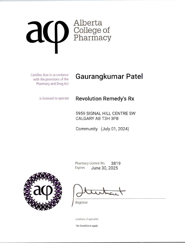 Pharmacy License Revolution Remedy'sRx
